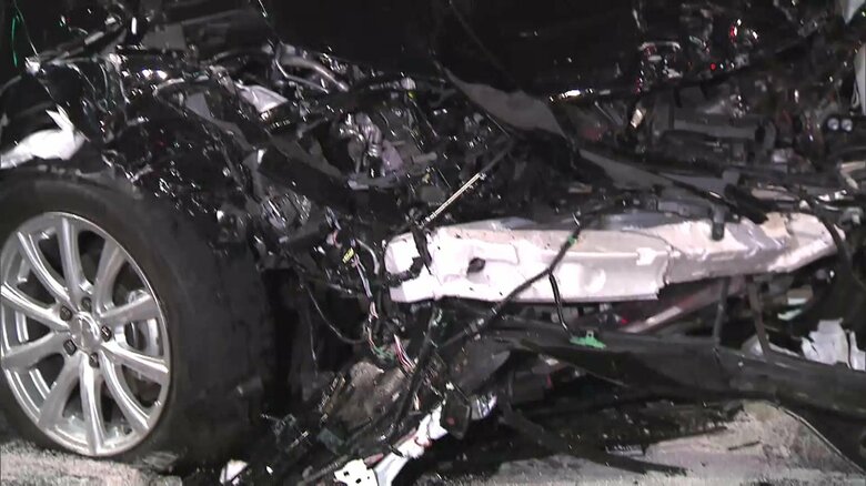 7人死傷事故の内閣府公用車ノーブレーキで時速130キロで衝突と判明 ケガをした運転手の回復待って事情聞く方針|FNNプライムオンライン