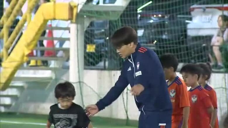 元アルビ・高木善朗さん サッカースクールで初指導！子どもたちへ“プロの技”伝授 「アルビで活躍する選手出てくれたら」新潟｜FNNプライムオンライン