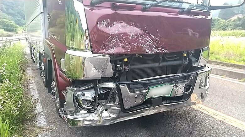 大型トラックと衝突　軽自動車を運転していた大学職員の60歳男性が死亡　大型トラックの静岡県の62歳男性はけががない模様　現場は片側1車線の国道254号　長野・上田市｜FNNプライムオンライン