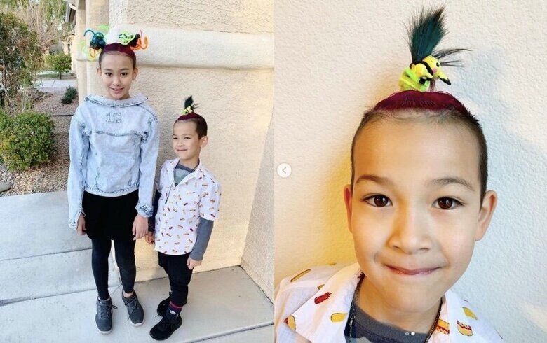 Wacky Hair Day（提供：gracelynsmamaさん）