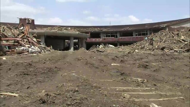 東日本大震災の津波で84人が犠牲になった大川小学校（2011年 宮城・石巻市）