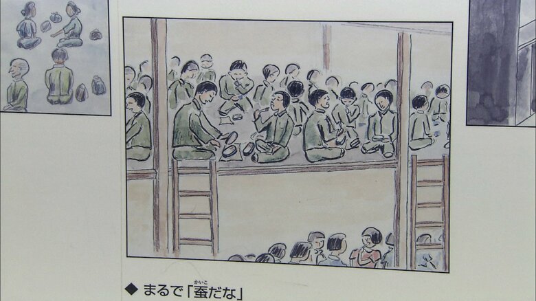 対馬丸の説明イラスト（対馬丸記念館）