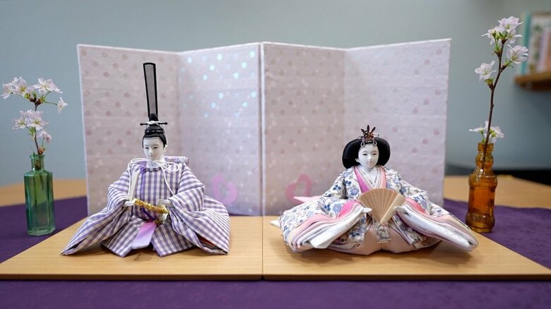 「きおくひとえ」サービスにより誕生したオリジナルひな人形