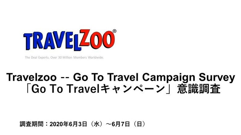 「Go To Travelキャンペーン」意識調査:87.5%が利用意向、年内に複数回旅行が78.6%、10月が利用ピーク