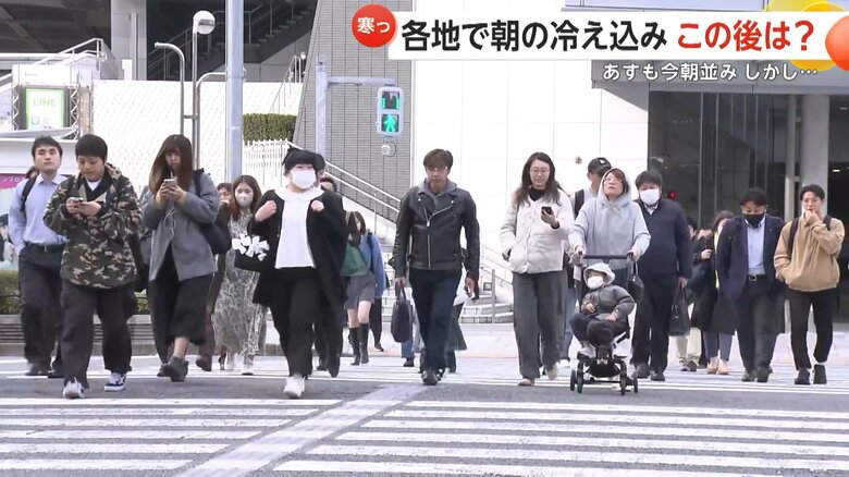 午前8時の名古屋駅前の様子