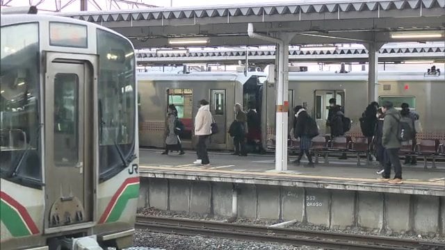 会津若松駅～喜多方駅　電化区間なのにディーゼル車だけの運行