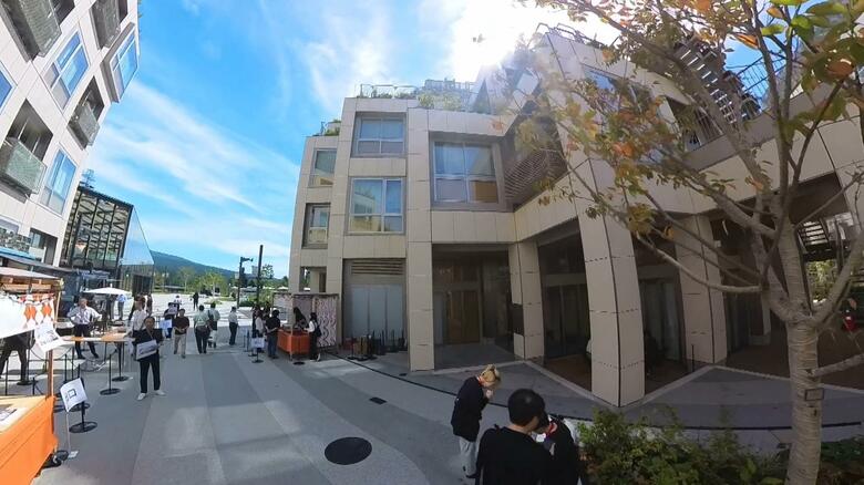 トヨタ「ウーブン・シティ」内部の様子