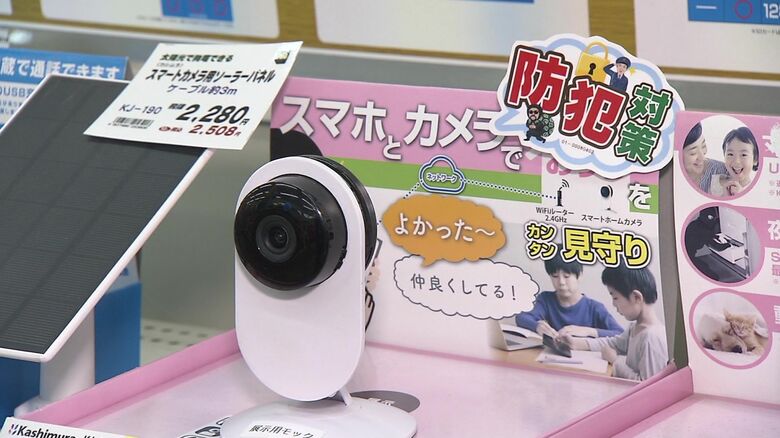 遠隔で家の中を監視できると人気のカメラ