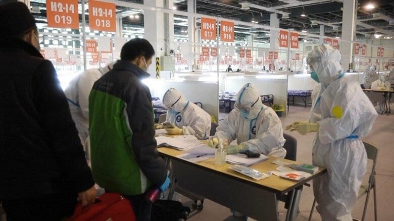 上海万博跡地の展示場も臨時隔離施設に