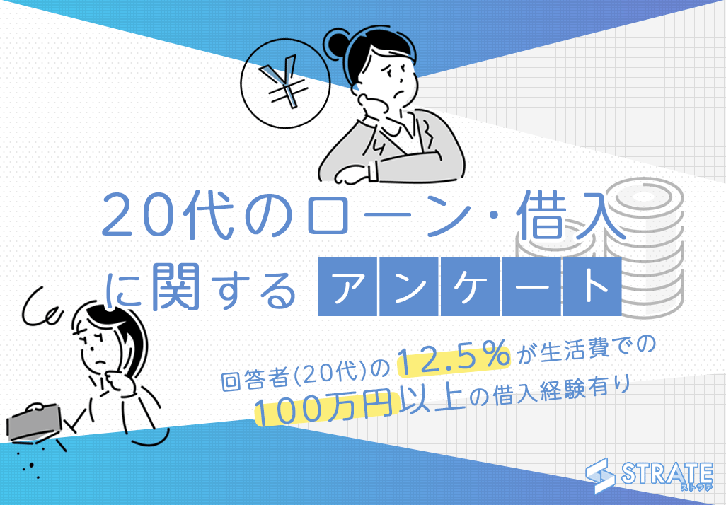 回答者 20代 の12 5 が生活費として100万円以上の借入経験有り 20代の金融機関からの借入に関するアンケート