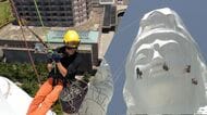 SNSで話題の“ラスボス”仙台大観音　“初”の修復工事で「再び輝きを」地上100メートルの現場に密着【宮城発】