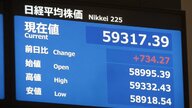 【速報】日経平均株価が史上初めて5万9000円台に　エヌビディアの“過去最高”決算受け