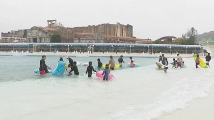 最大1mの波が出る“ジョイアマーレの浜辺”など…愛知県蒲郡市の『ラグナシア』でプール営業始まる 7/11からはナイトプールも