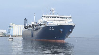 “鯨の海上工場”世界で唯一の捕鯨母船『関鯨丸』初入港 課題は鯨肉の消費拡大 日本の商業捕鯨の象徴【福岡発】