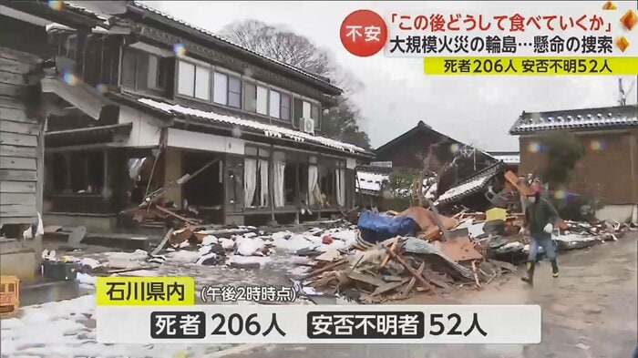 死者のうち8人は災害関連死とされる