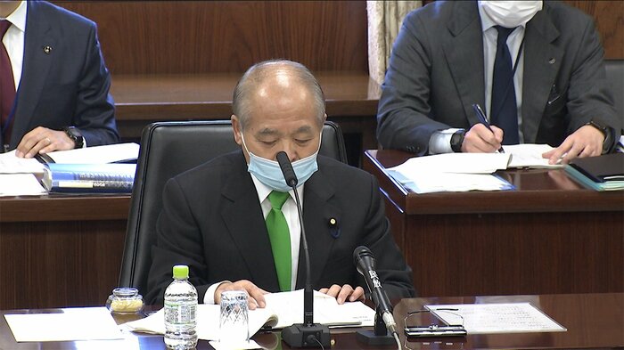 参院懲罰委員会は午前10時から始まった(院内)