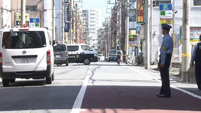 現場は風俗店街の一角だ
