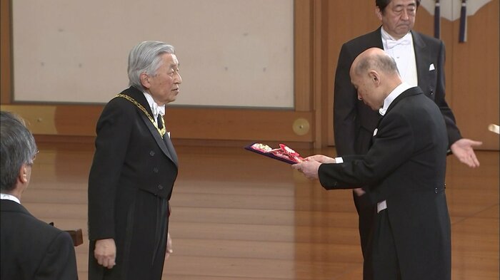 旭日大綬章を受章した 九州電力・鎌田迪貞元会長