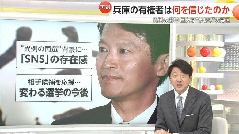 【解説】デジタルボランティアが演説映像など拡散…斎藤元彦氏再選の背景にSNSの存在感「パワハラ・おねだりなかった」真偽不明の投稿も｜FNNプライムオンライン