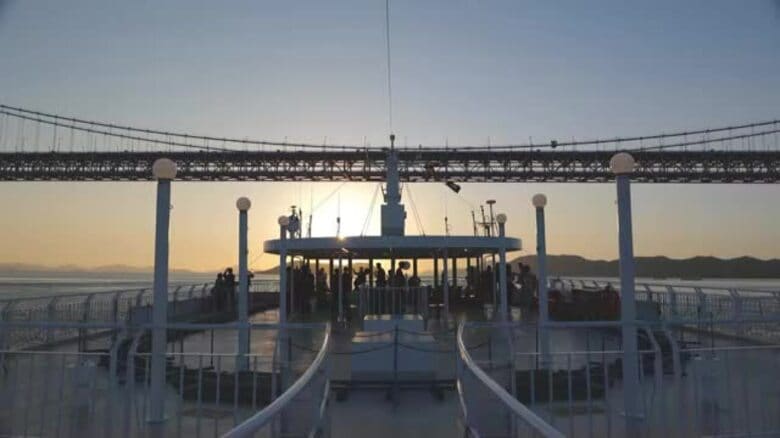 瀬戸内海航行するクルーズ船でパーティーはいかが？　国際両備フェリーが実証実験【岡山】｜FNNプライムオンライン