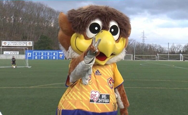 「ヒグマにおそわれたことある？」　不適切行動でベガルタ仙台マスコット・ベガッ太が１カ月の出演停止に｜FNNプライムオンライン