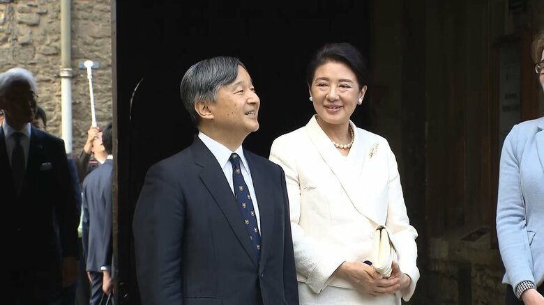 28日（日本時間29日）マートンカレッジを訪問された両陛下