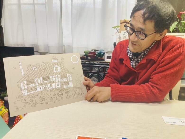 依頼を受けて制作中　プロではないが依頼も舞い込む