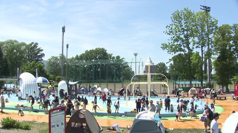 札幌市西区の農試公園では「ちゃぷちゃぷ広場」がオープン