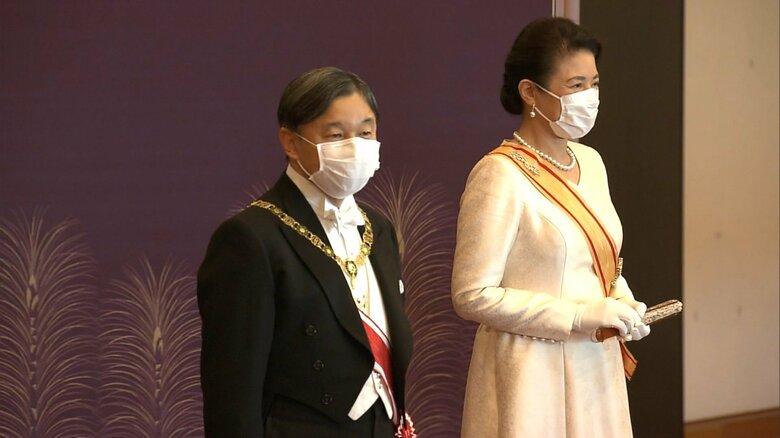 女性皇族方は、3年連続で、ティアラの着用を控えられた。