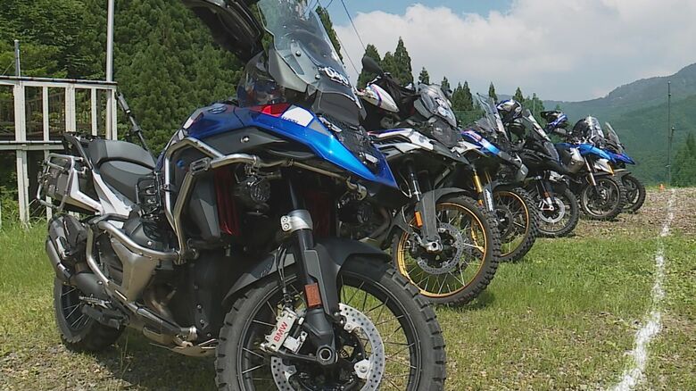 ずらりと並んだBMW　GSシリーズ