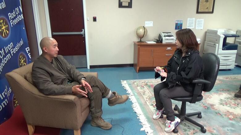 FNNの単独インタビューに応じる文亨進氏