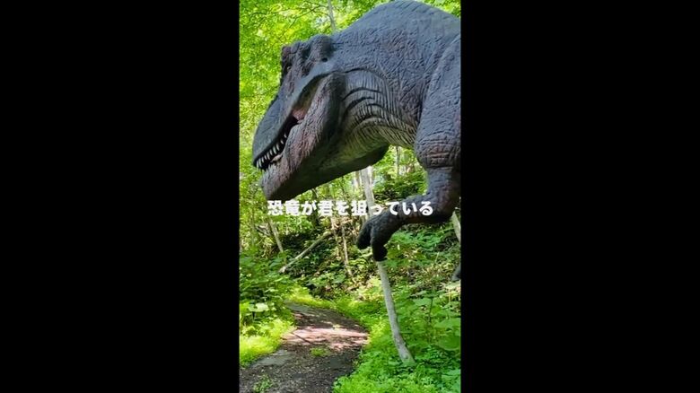 キャンプ場「ジュラシックキャンプ」インスタグラムより