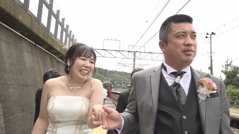 雪月花で結婚式を挙げた石井さん夫婦