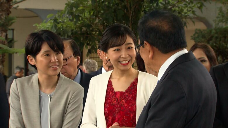 マリンガで植樹行事に臨まれた佳子さま