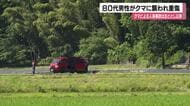 石川県小松市の農道で80代男性がクマに襲われ大けが　頭や顔を含む全身にけがも命に別条なし