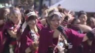 猛暑もなんのその！おかやま桃太郎まつり・うらじゃ２日目　約３５００人が岡山市内６演舞場で乱舞【岡山】