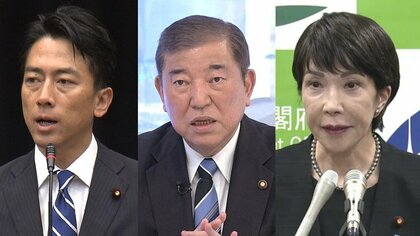 「次の自民総裁」小泉氏22％超・石破氏22％・高市氏11％　解散総選挙は「年内」望む声5割　【FNN世論調査】