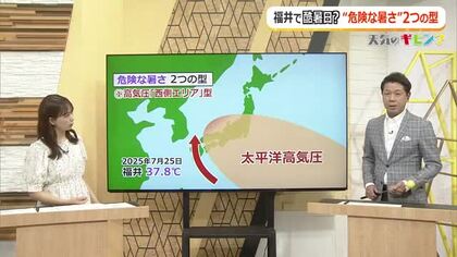日本海側に“危険な暑さ”をもたらす2つの型　太平洋高気圧“西側エリア”に熱帯の空気が流入　フェーン現象は台風だけじゃない