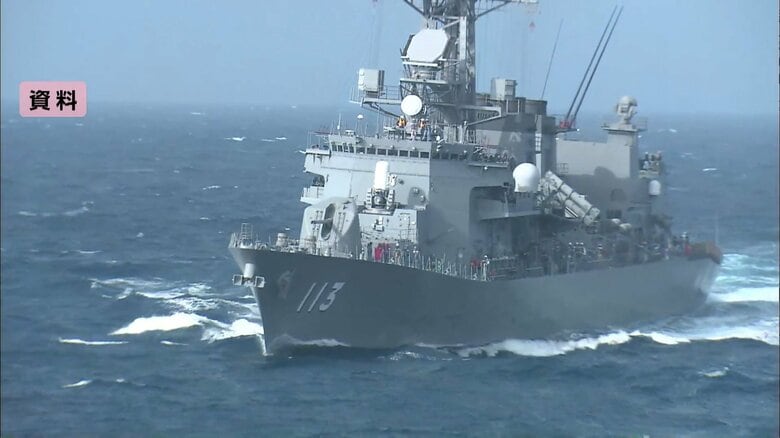 海自護衛艦「さざなみ」が中国に配慮し控えていた台湾海峡を初通過…中国軍機の領空侵犯や空母「遼寧」の接続水域航行相次ぎ中国けん制する狙いか｜FNNプライムオンライン