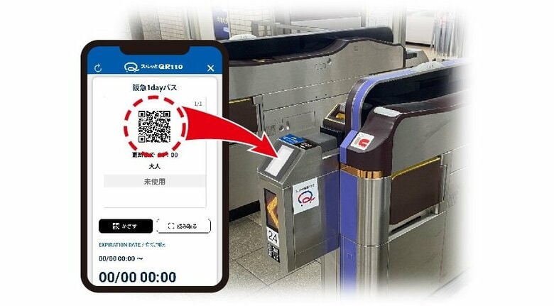 スマホ1つで電車乗り放題「QRコード乗車券」発売へ　大阪市内の主要私鉄全線と地下鉄に乗り放題｜FNNプライムオンライン