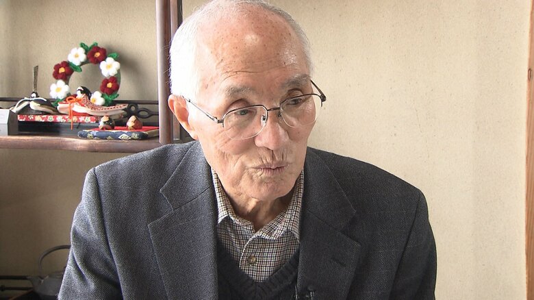 父親が硫黄島で戦死した遺族の高橋春男（83）さん
