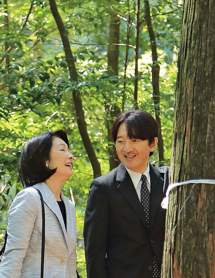 平成30年4月 伊勢神宮 宮域林をご視察(会誌「山林」2018年8月号より)
