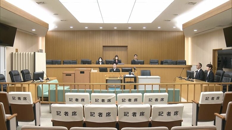 開廷前の法廷内（5月27日）
