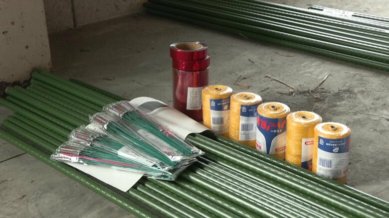 カモ撃退用のロケット花火