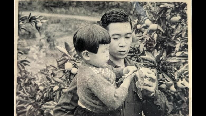 川去さんの父親は被爆を経験した（川去裕子さん提供）