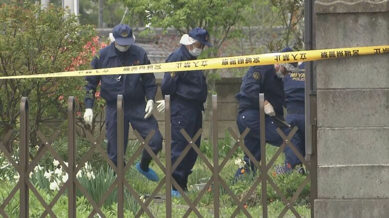 警察による現場検証（18日）
