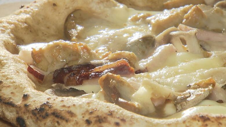 「ポルチーニ」を使った新作ピザ