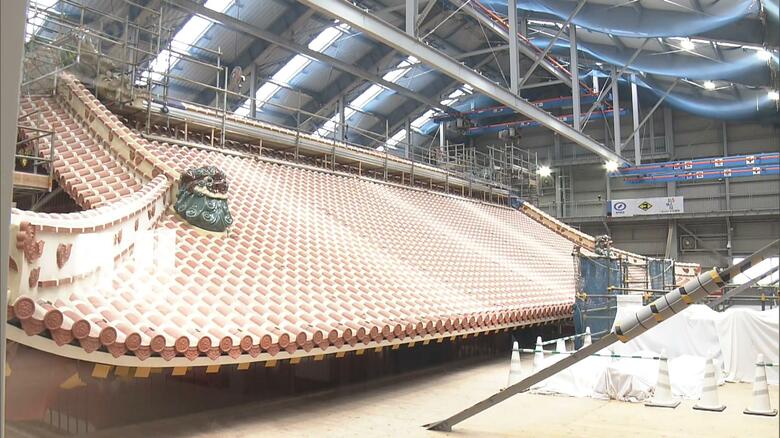 現在復元作業が進められている首里城・正殿