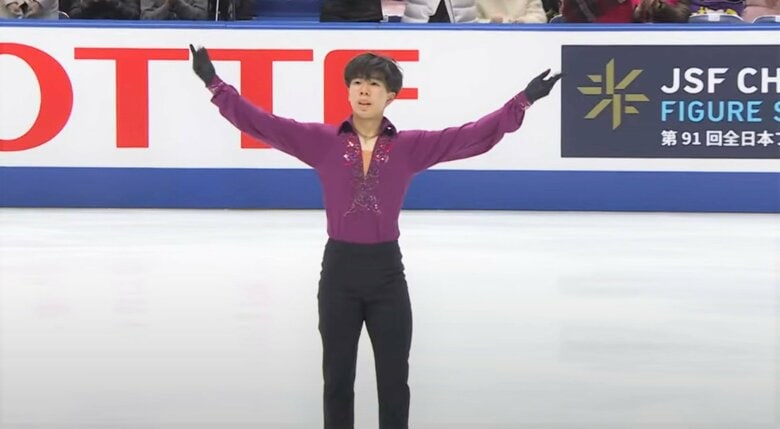 2022年の全日本選手権は総合4位で終えた佐藤駿