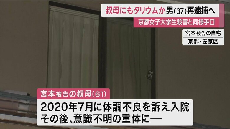 宮本被告の自宅（京都市左京区）